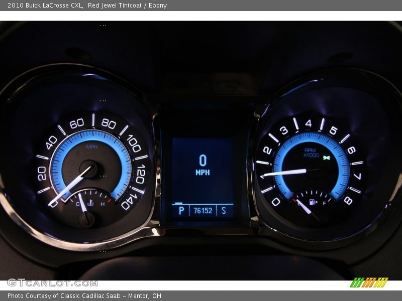 Red Jewel Tintcoat / Ebony 2010 Buick LaCrosse CXL