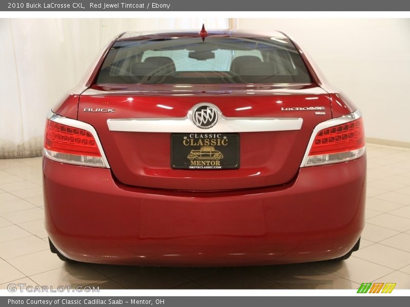 Red Jewel Tintcoat / Ebony 2010 Buick LaCrosse CXL