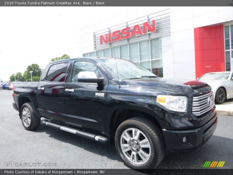 Black / Black 2016 Toyota Tundra Platinum CrewMax 4x4