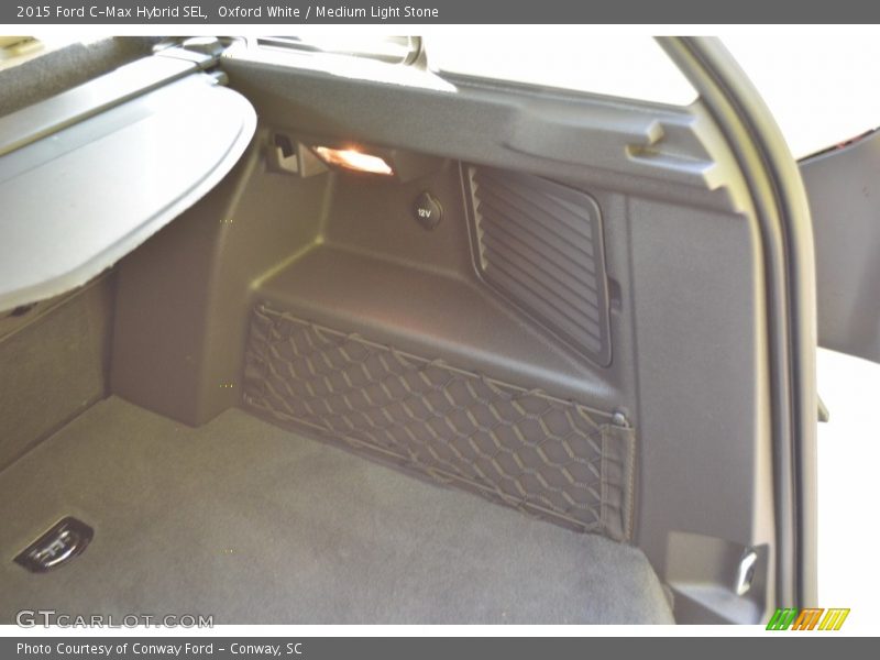 Oxford White / Medium Light Stone 2015 Ford C-Max Hybrid SEL