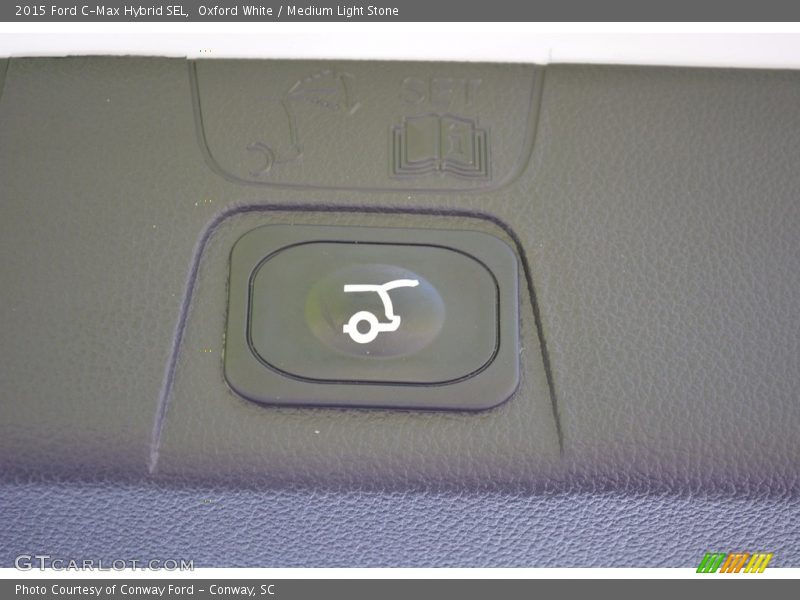 Oxford White / Medium Light Stone 2015 Ford C-Max Hybrid SEL