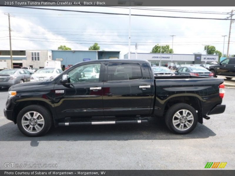 Black / Black 2016 Toyota Tundra Platinum CrewMax 4x4