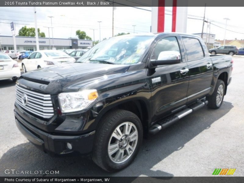 Black / Black 2016 Toyota Tundra Platinum CrewMax 4x4