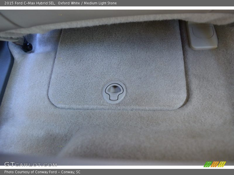 Oxford White / Medium Light Stone 2015 Ford C-Max Hybrid SEL