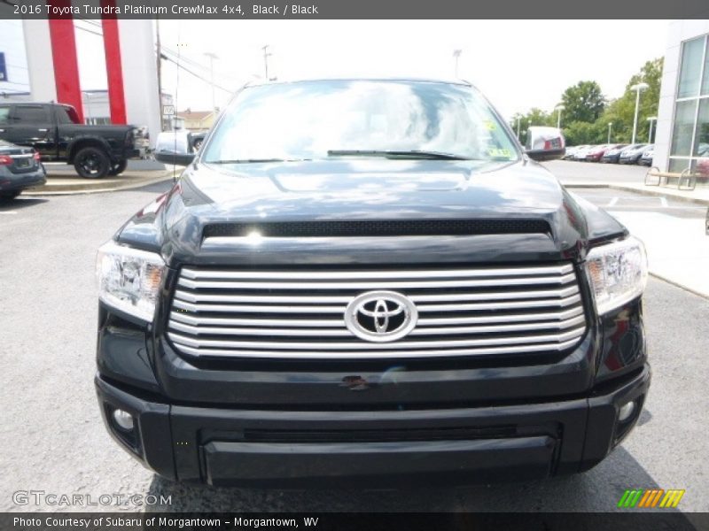 Black / Black 2016 Toyota Tundra Platinum CrewMax 4x4