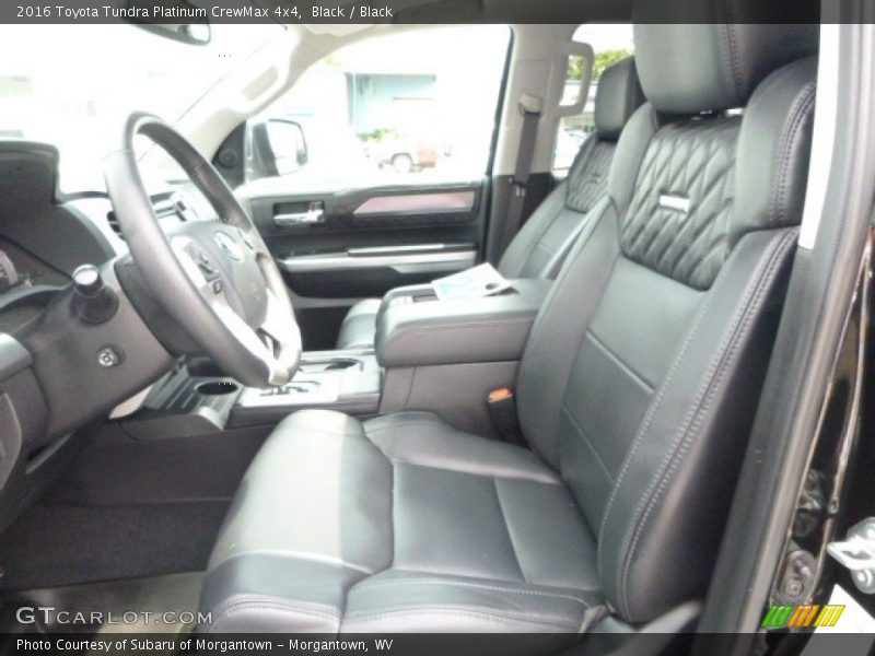 Black / Black 2016 Toyota Tundra Platinum CrewMax 4x4