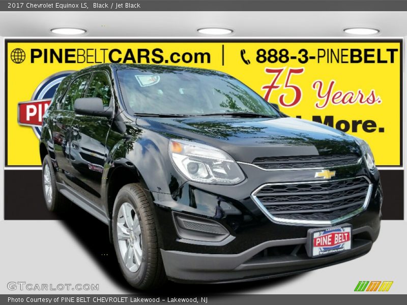 Black / Jet Black 2017 Chevrolet Equinox LS