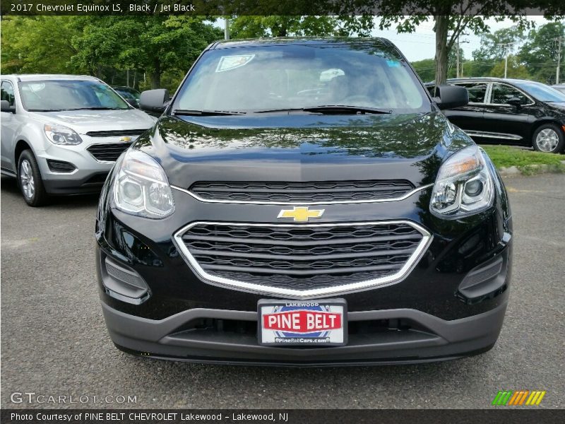 Black / Jet Black 2017 Chevrolet Equinox LS