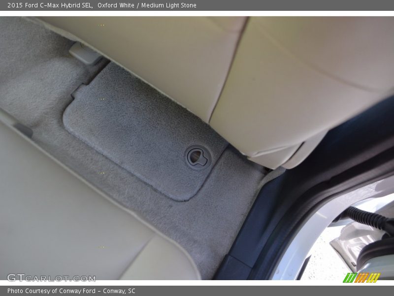 Oxford White / Medium Light Stone 2015 Ford C-Max Hybrid SEL