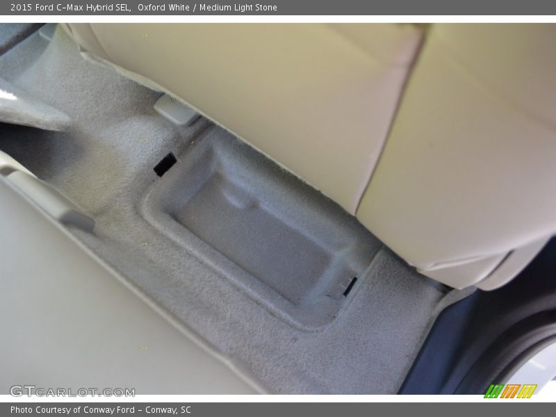 Oxford White / Medium Light Stone 2015 Ford C-Max Hybrid SEL