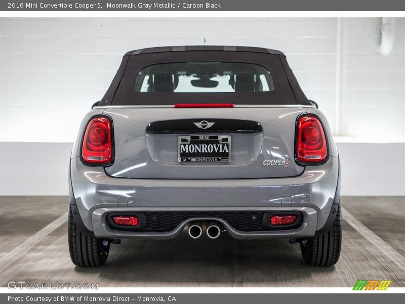 Moonwalk Gray Metallic / Carbon Black 2016 Mini Convertible Cooper S