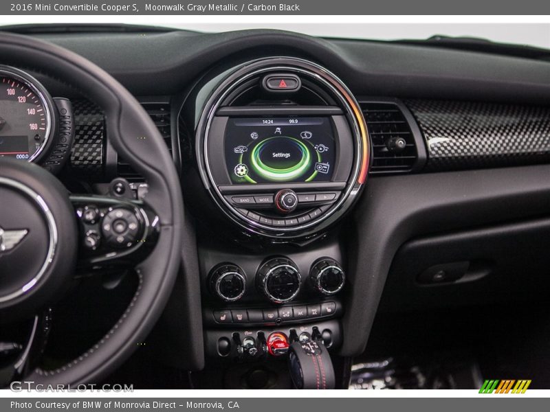 Moonwalk Gray Metallic / Carbon Black 2016 Mini Convertible Cooper S