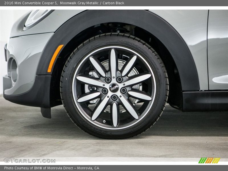 Moonwalk Gray Metallic / Carbon Black 2016 Mini Convertible Cooper S