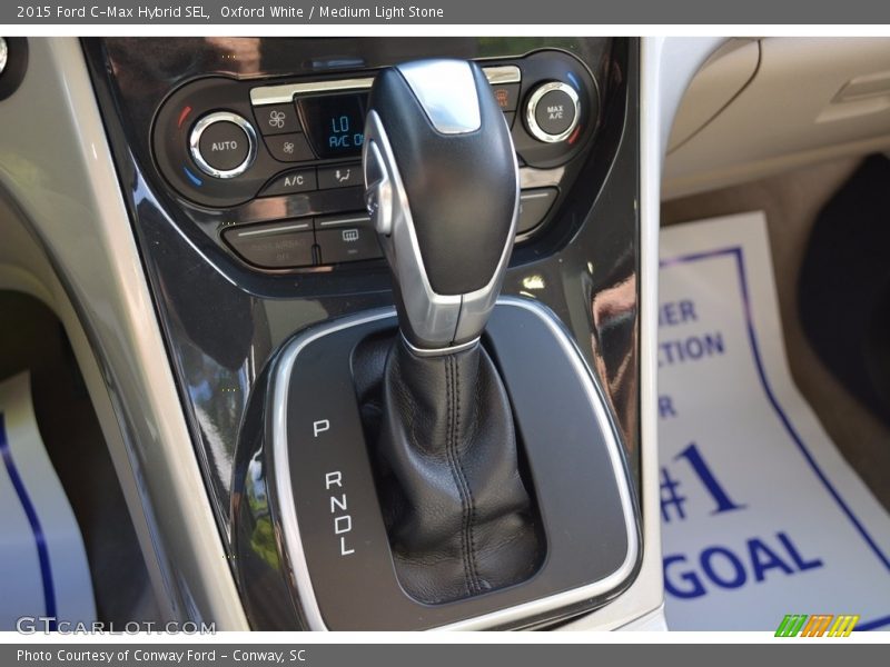 Oxford White / Medium Light Stone 2015 Ford C-Max Hybrid SEL