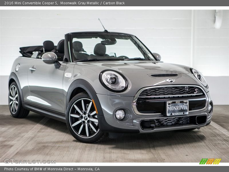 Moonwalk Gray Metallic / Carbon Black 2016 Mini Convertible Cooper S