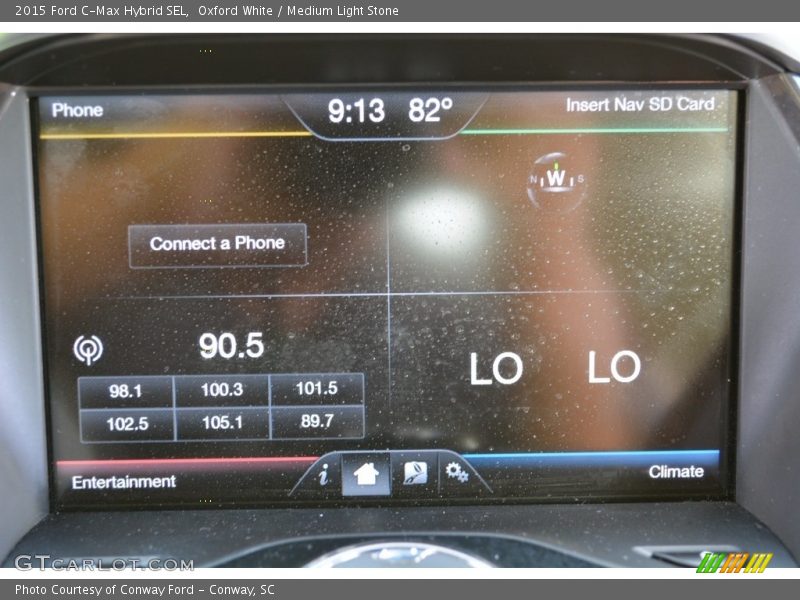 Oxford White / Medium Light Stone 2015 Ford C-Max Hybrid SEL