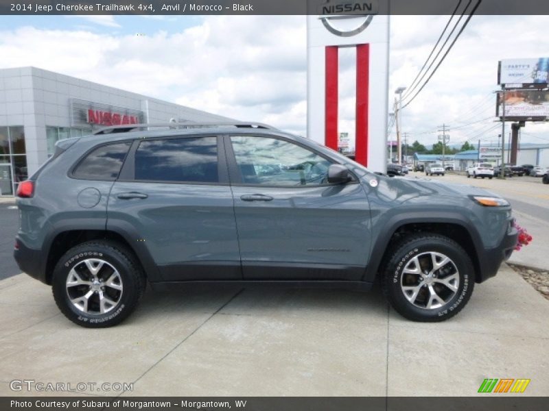 Anvil / Morocco - Black 2014 Jeep Cherokee Trailhawk 4x4