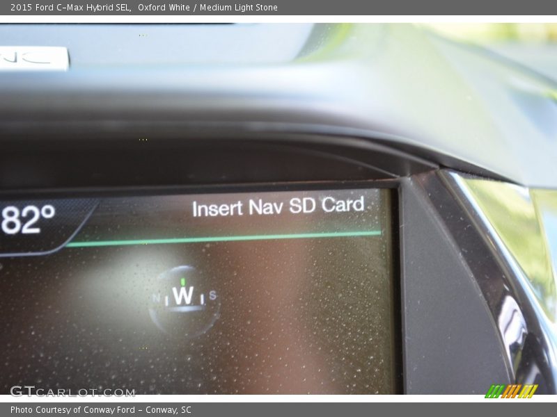 Oxford White / Medium Light Stone 2015 Ford C-Max Hybrid SEL