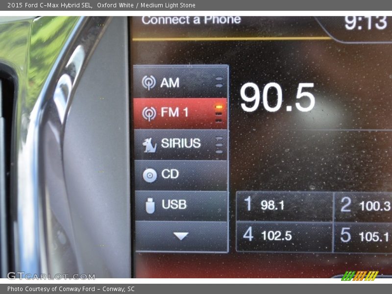 Oxford White / Medium Light Stone 2015 Ford C-Max Hybrid SEL