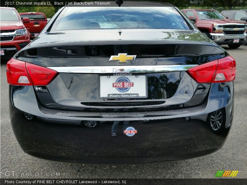 Black / Jet Black/Dark Titanium 2017 Chevrolet Impala LS