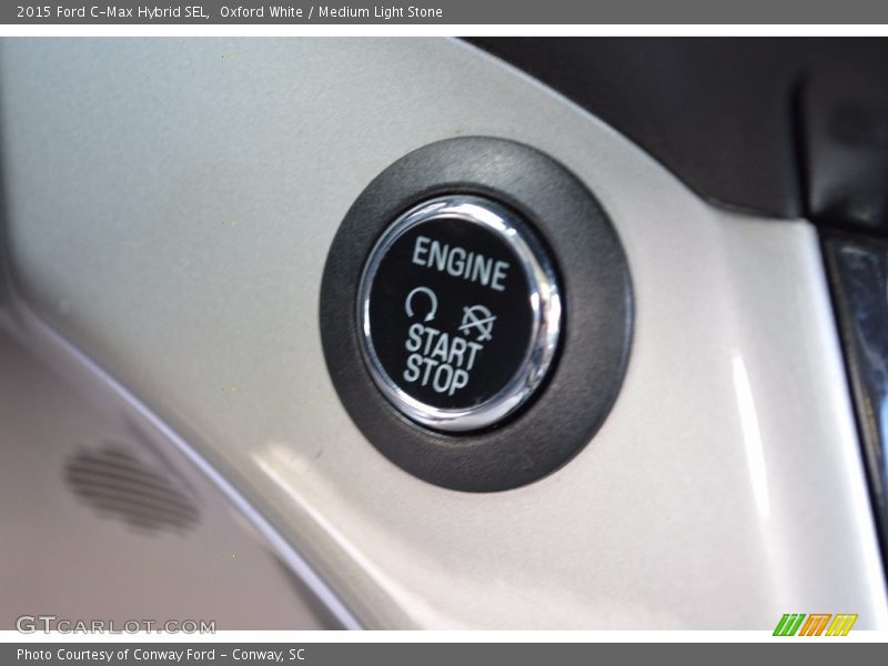 Oxford White / Medium Light Stone 2015 Ford C-Max Hybrid SEL