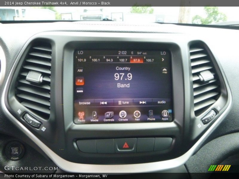 Anvil / Morocco - Black 2014 Jeep Cherokee Trailhawk 4x4