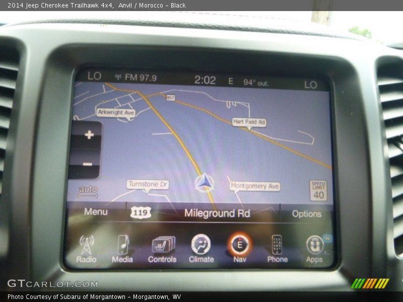 Anvil / Morocco - Black 2014 Jeep Cherokee Trailhawk 4x4