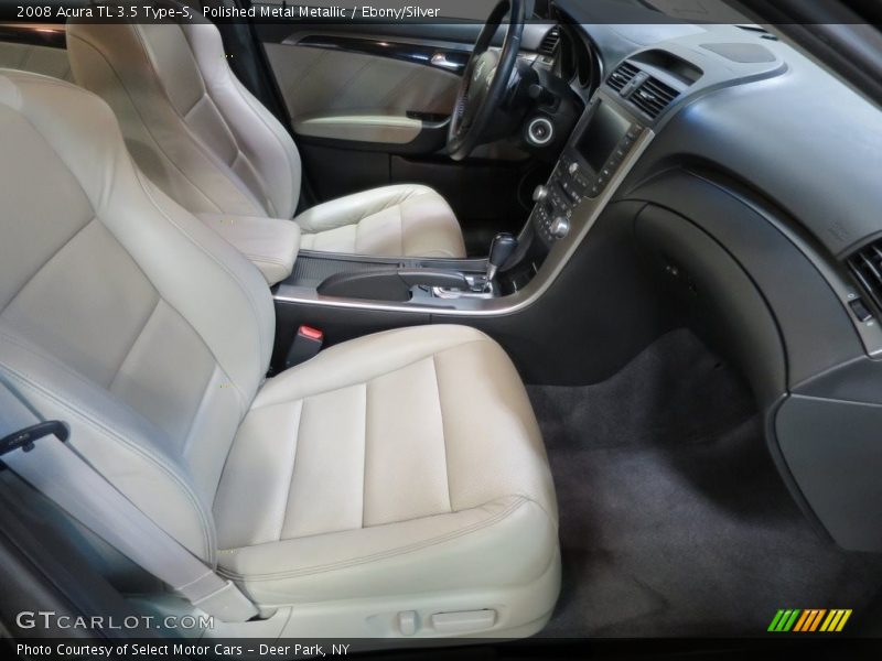 Polished Metal Metallic / Ebony/Silver 2008 Acura TL 3.5 Type-S