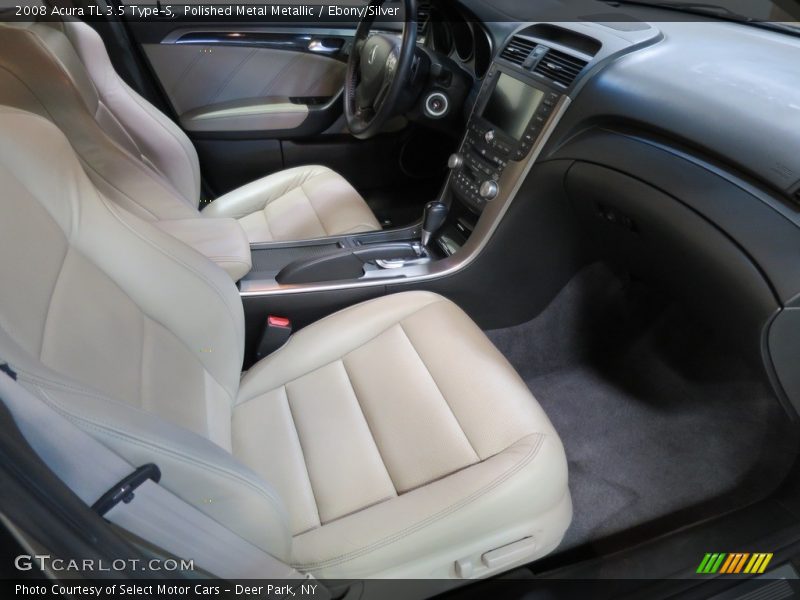 Polished Metal Metallic / Ebony/Silver 2008 Acura TL 3.5 Type-S
