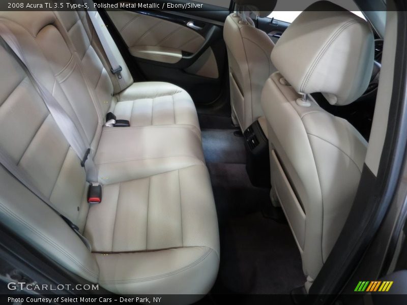 Polished Metal Metallic / Ebony/Silver 2008 Acura TL 3.5 Type-S
