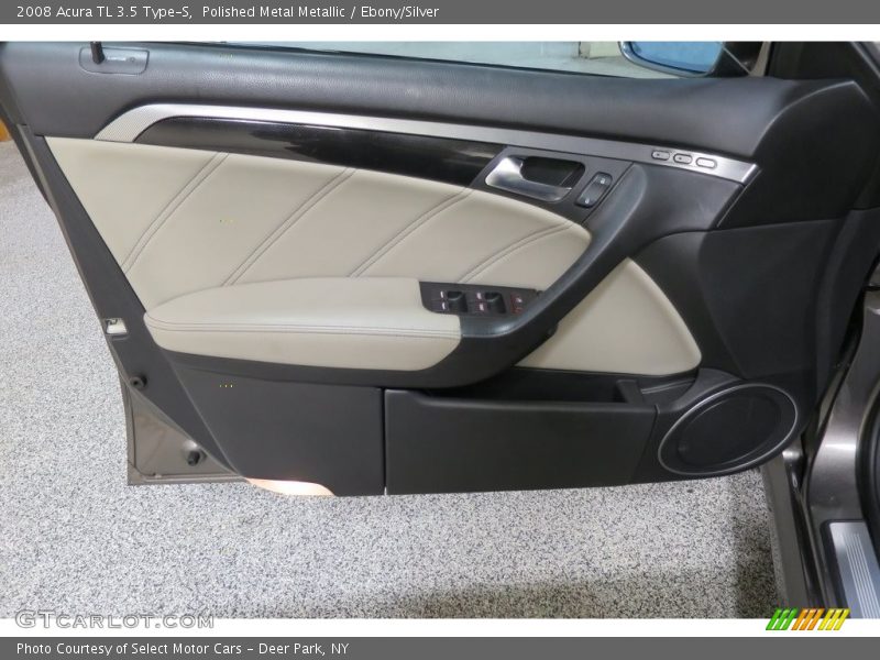 Polished Metal Metallic / Ebony/Silver 2008 Acura TL 3.5 Type-S