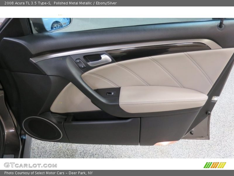 Polished Metal Metallic / Ebony/Silver 2008 Acura TL 3.5 Type-S