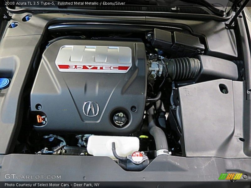 Polished Metal Metallic / Ebony/Silver 2008 Acura TL 3.5 Type-S