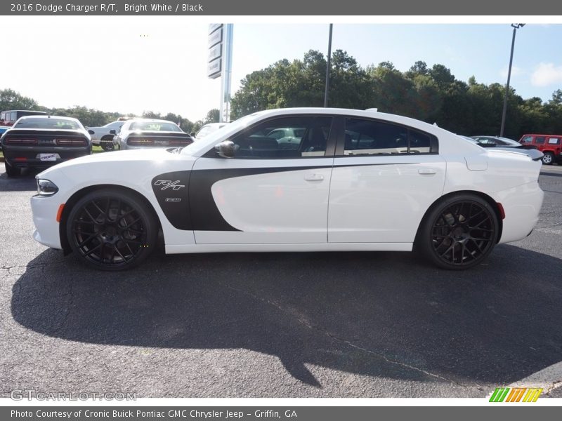 Bright White / Black 2016 Dodge Charger R/T