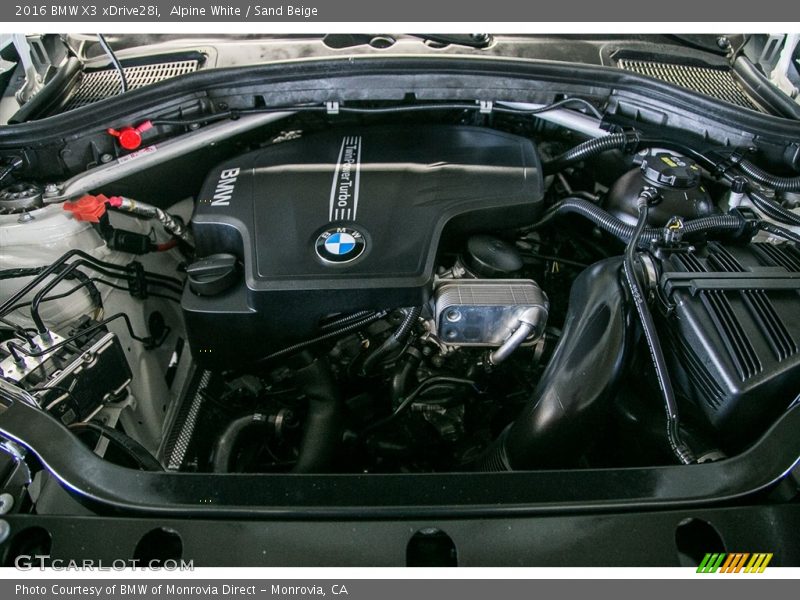 Alpine White / Sand Beige 2016 BMW X3 xDrive28i