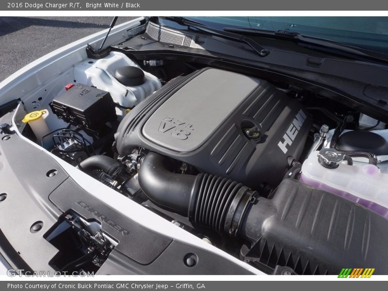 Bright White / Black 2016 Dodge Charger R/T
