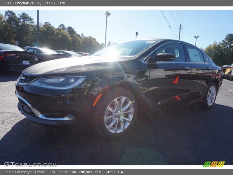 Black / Black 2016 Chrysler 200 C