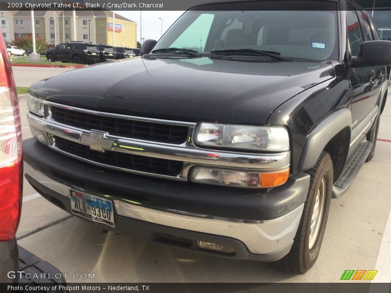 Black / Gray/Dark Charcoal 2003 Chevrolet Tahoe LT