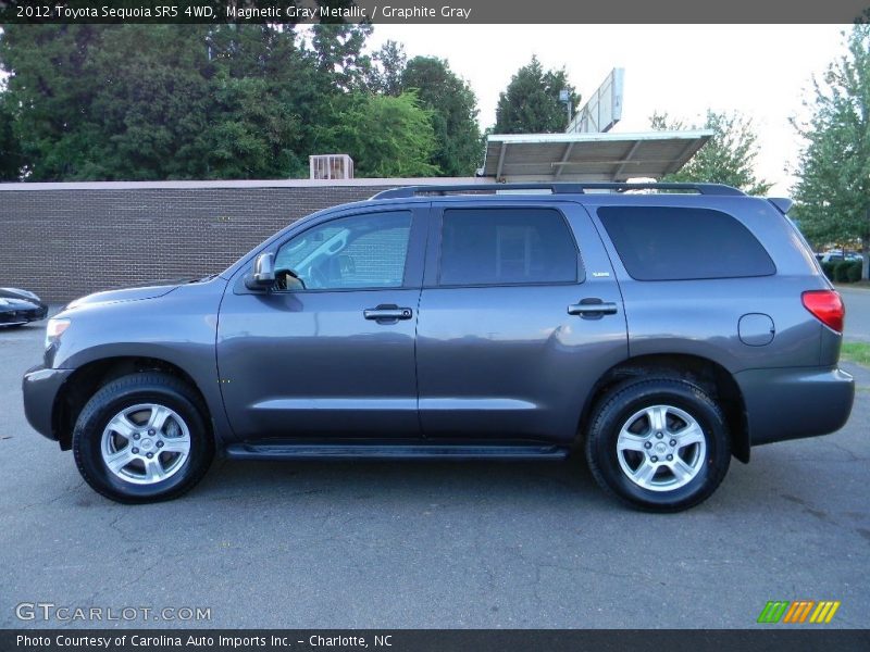 Magnetic Gray Metallic / Graphite Gray 2012 Toyota Sequoia SR5 4WD