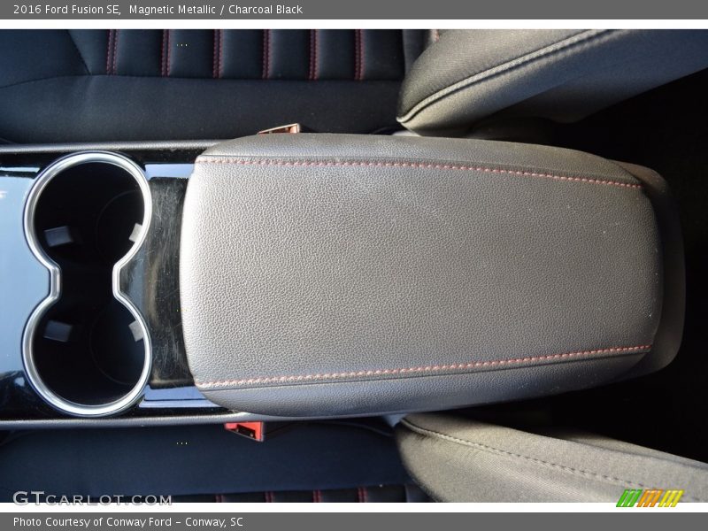 Magnetic Metallic / Charcoal Black 2016 Ford Fusion SE