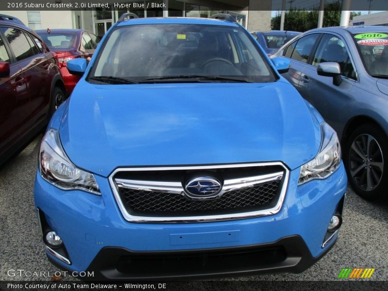 Hyper Blue / Black 2016 Subaru Crosstrek 2.0i Limited