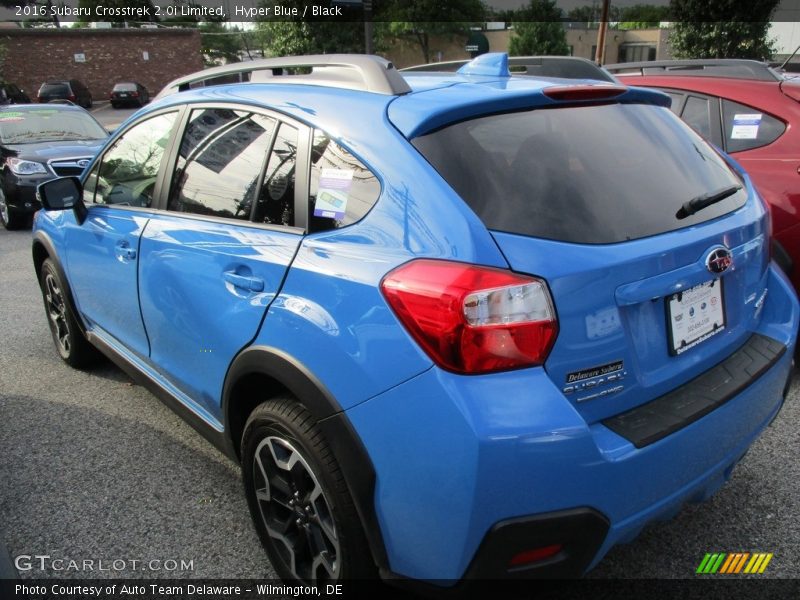 Hyper Blue / Black 2016 Subaru Crosstrek 2.0i Limited