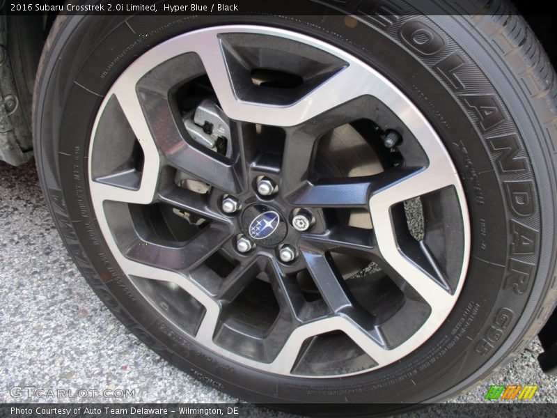 Hyper Blue / Black 2016 Subaru Crosstrek 2.0i Limited