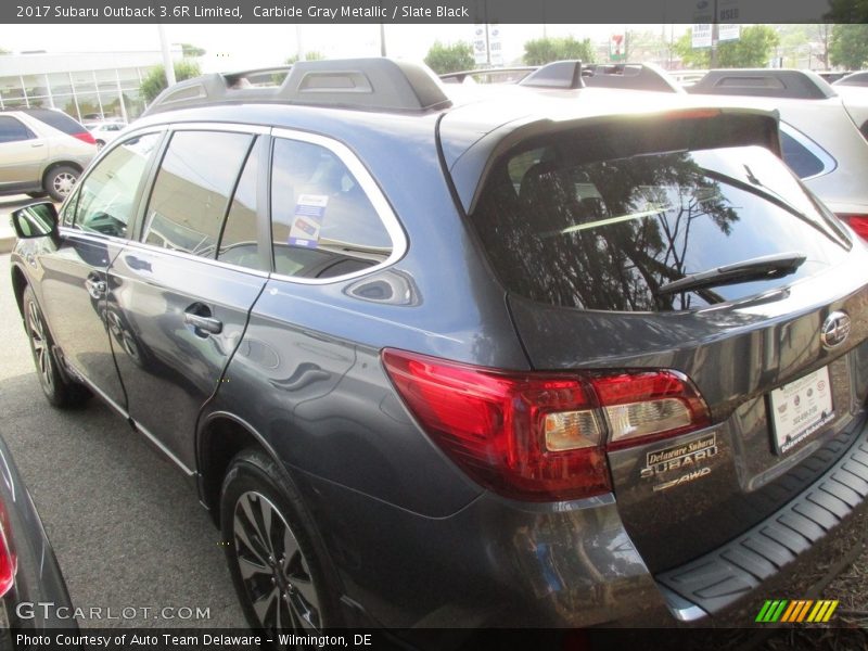 Carbide Gray Metallic / Slate Black 2017 Subaru Outback 3.6R Limited