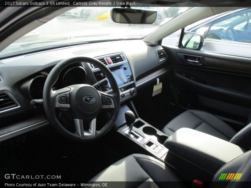 Carbide Gray Metallic / Slate Black 2017 Subaru Outback 3.6R Limited