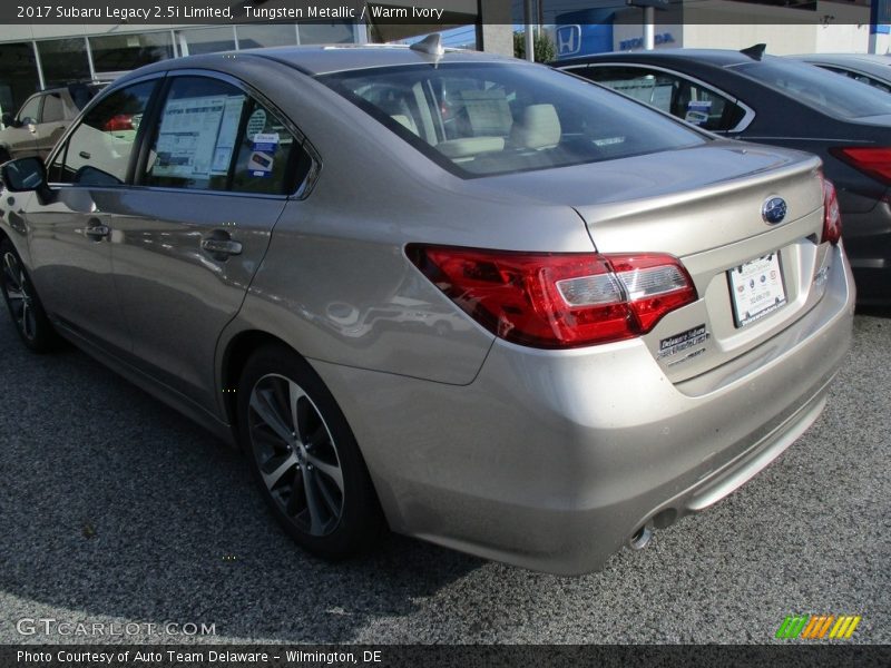 Tungsten Metallic / Warm Ivory 2017 Subaru Legacy 2.5i Limited