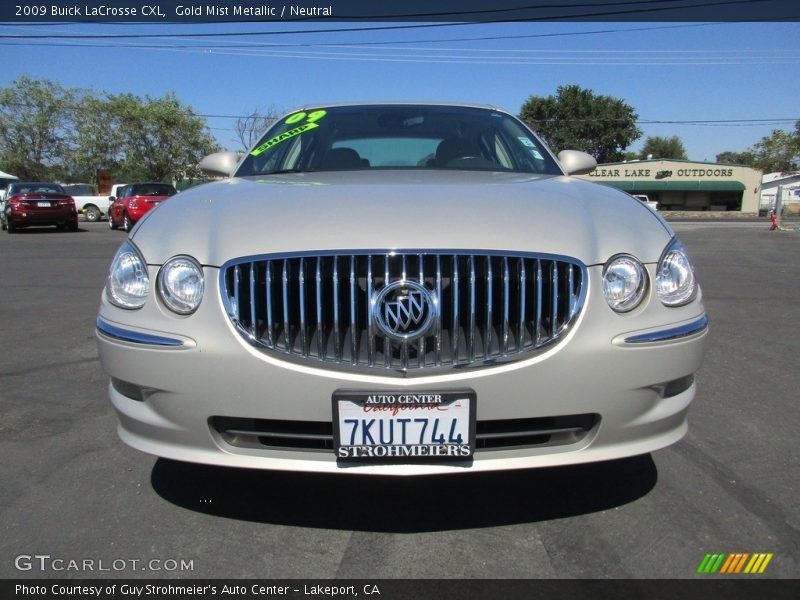 Gold Mist Metallic / Neutral 2009 Buick LaCrosse CXL