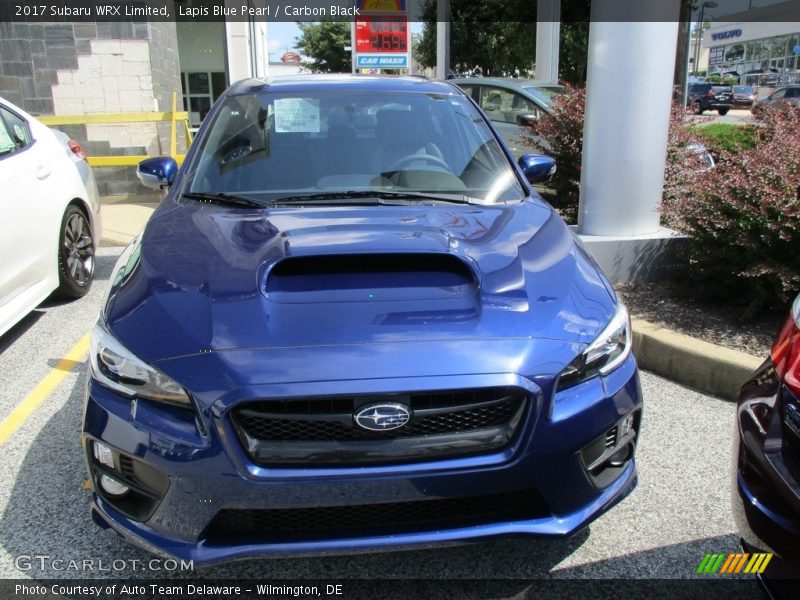 Lapis Blue Pearl / Carbon Black 2017 Subaru WRX Limited