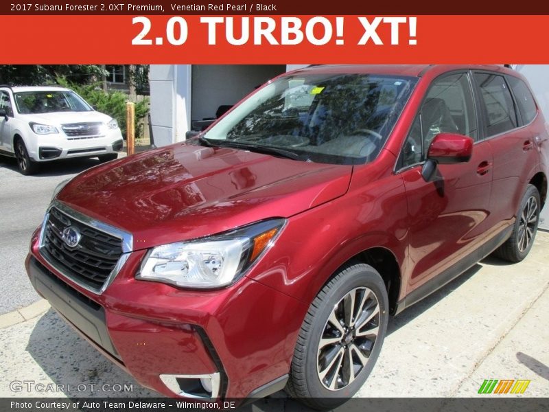Venetian Red Pearl / Black 2017 Subaru Forester 2.0XT Premium