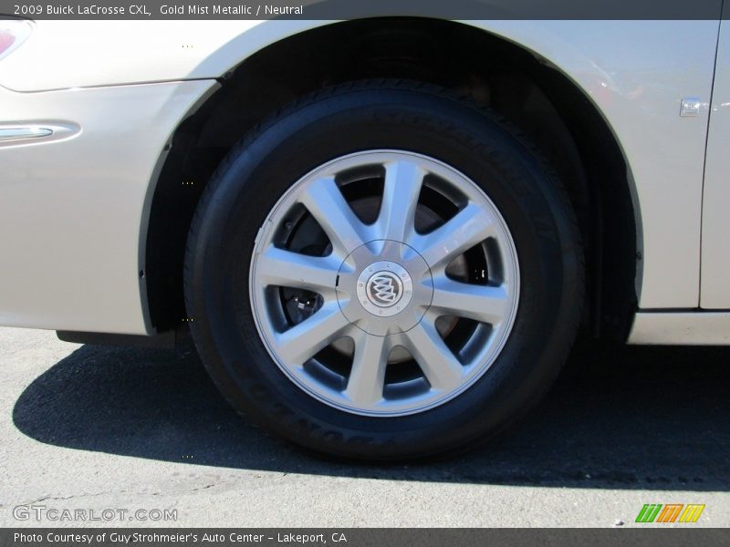 Gold Mist Metallic / Neutral 2009 Buick LaCrosse CXL